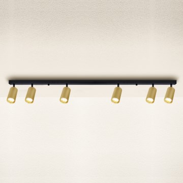 Brilagi - LED-dimmbare Spot-Leuchte SELE GOLDEN 6x GU10/6,5W/230V 2700-6500K schwarz/gold