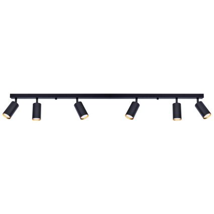 Brilagi - LED-dimmbarer Einbaustrahler SELE 6xGU10/6,5W/230V 2700-6500K schwarz/gold