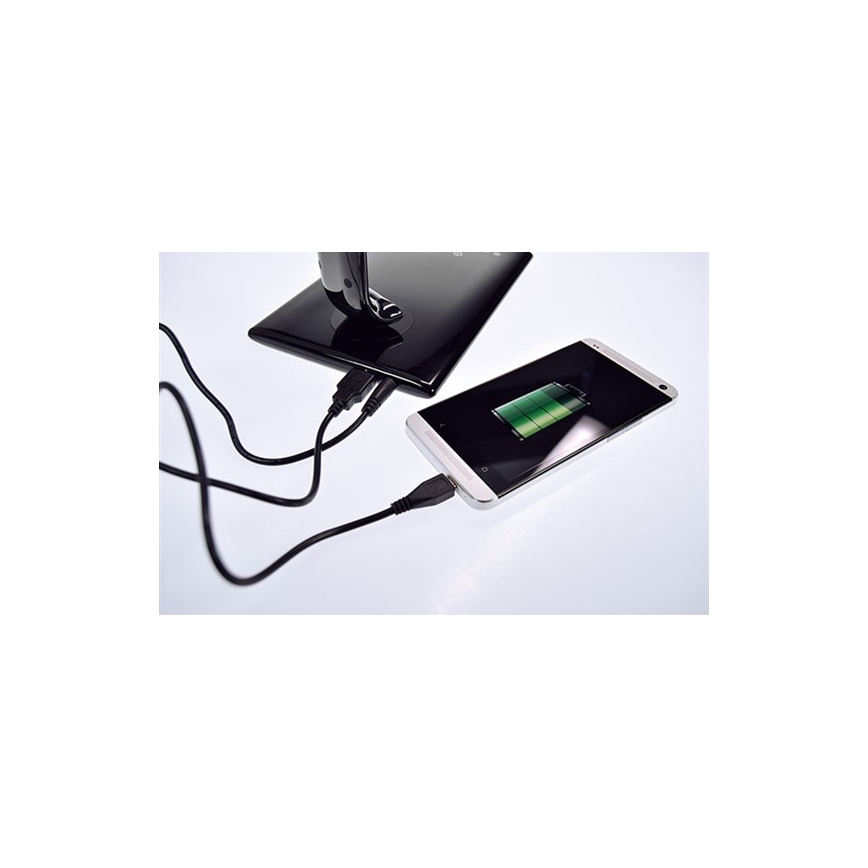 Brilagi - LED dimmbare Tischlampe mit USB-Anschluss LED/12W/230V weiß 3000 - 6000K