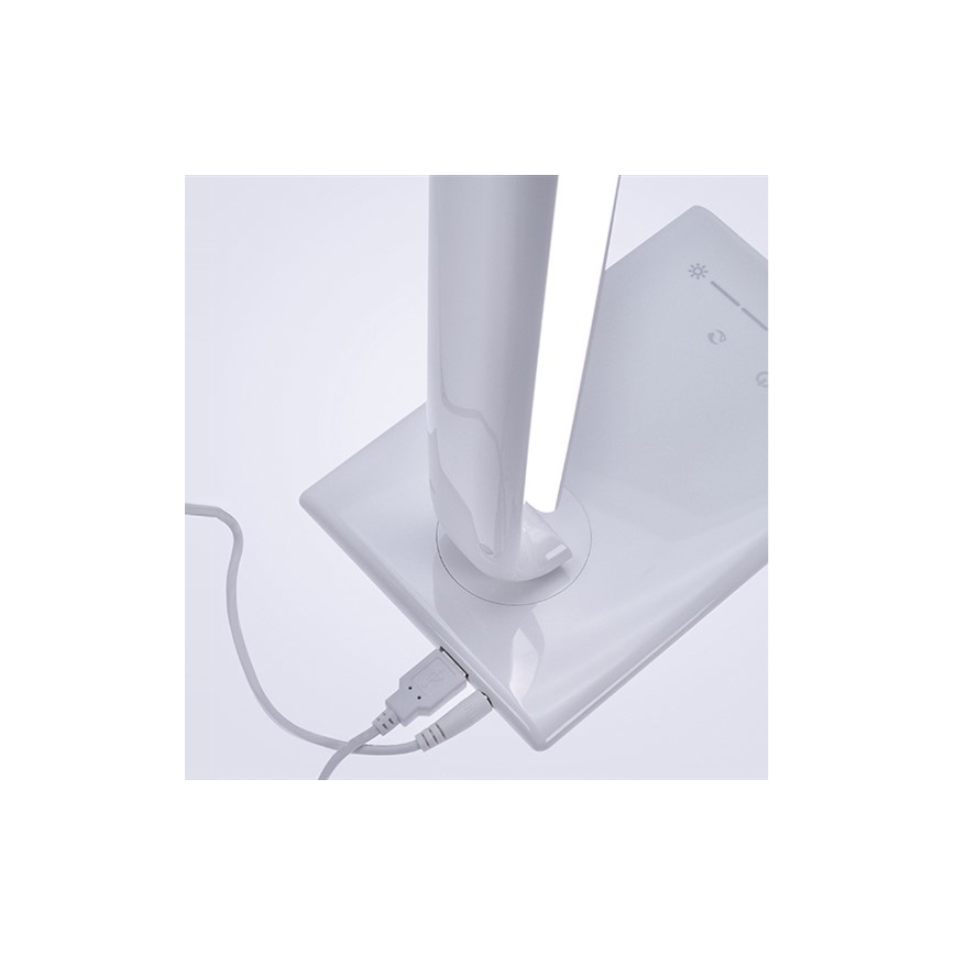Brilagi - LED dimmbare Tischlampe mit USB-Anschluss LED/12W/230V weiß 3000 - 6000K