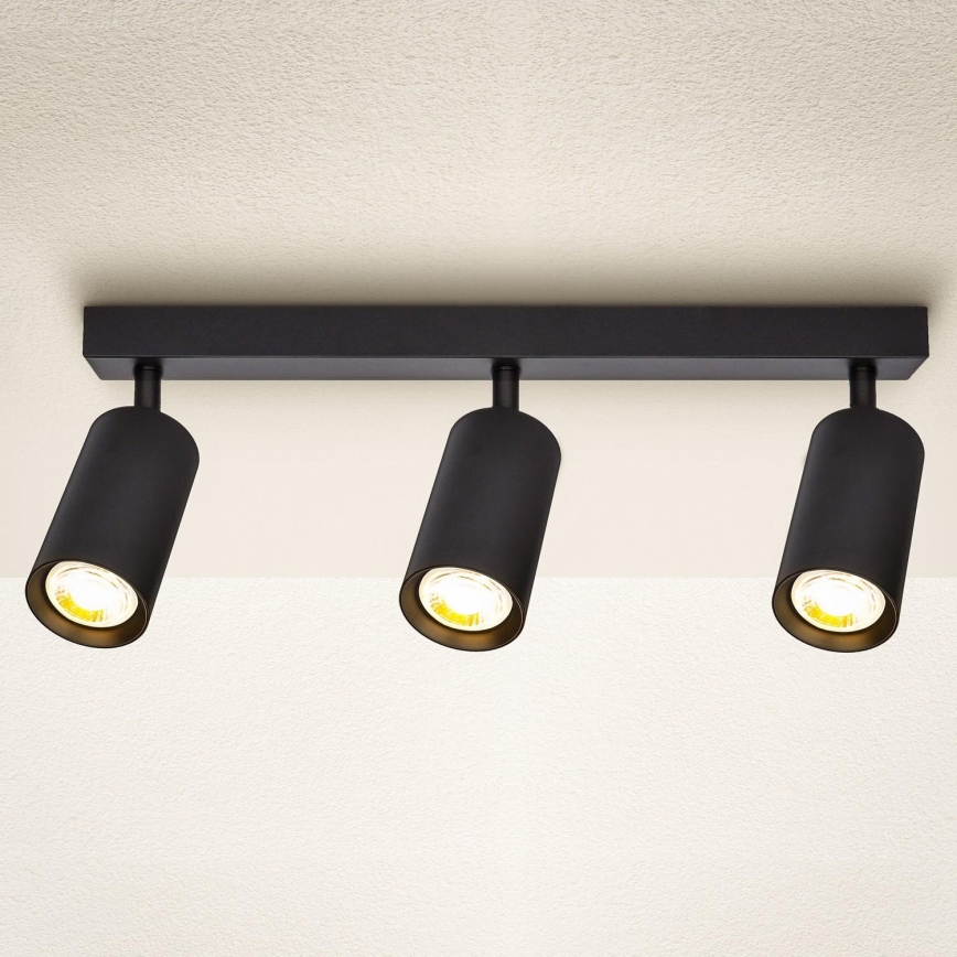Brilagi - LED dimmbarer Einbaustrahler SELE 3xGU10/6,5W/230V 2700-6500K schwarz