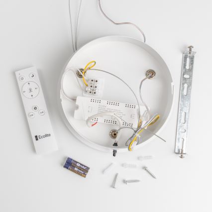 Brilagi - LED dimmbarer Kronleuchter an Seil FALCON LED/80W/230V 3000-6500K Ø 60 cm weiß + Fernbedienung