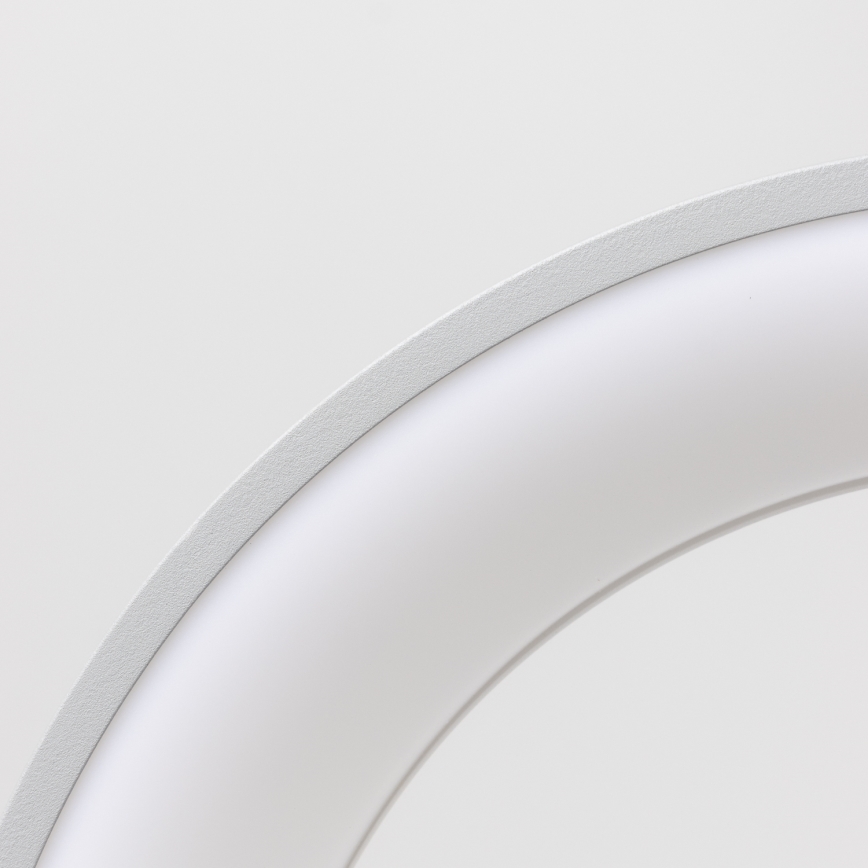 Brilagi - LED dimmbarer Kronleuchter an Seil FALCON LED/80W/230V 3000-6500K Ø 60 cm grau + Fernbedienung
