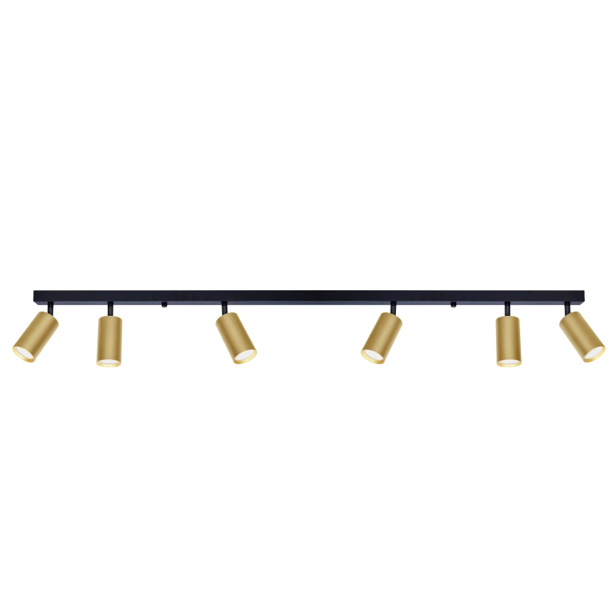Brilagi - LED-dimmbare Spot-Leuchte SELE GOLDEN 6x GU10/6,5W/230V 2700-6500K schwarz/gold