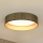 Brilagi - LED dimmbares Deckenleuchte VEGAS SHINE LED/24W/230V 3000/4000/6500K Strohbraun/Gold + Fernbedienung