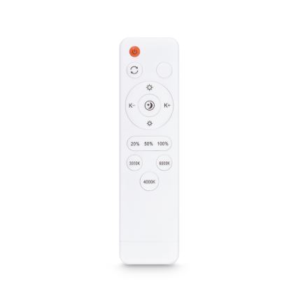 Brilagi - LED dimmbare Deckenleuchte GLORIA LED/48W/230V 3000-6500K Eiche Ø 40 cm + Fernbedienung