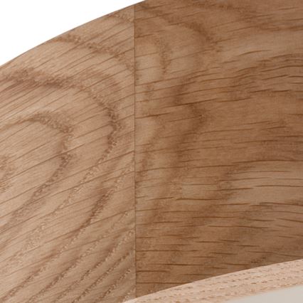 Brilagi - LED dimmbare Deckenleuchte MANAROLA LED/24W/230V 3000-6500K Eiche + Fernbedienung