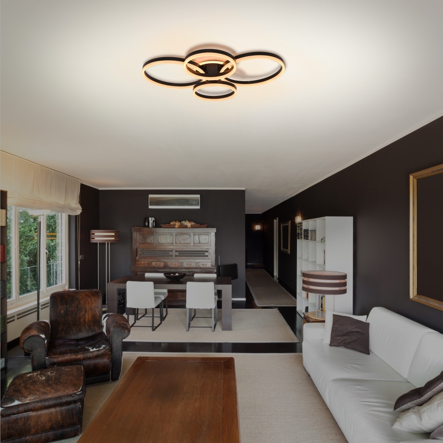 Brilagi - LED dimmbare Deckenleuchte ORBITS LED/52W/230V 3000/4000/6000K + Fernbedienung