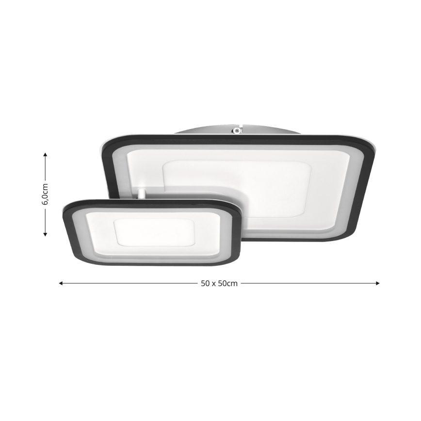 Brilagi - LED dimmbare Deckenleuchte TANDORA LED/49W/230V 3000/4000/6000K + Fernbedienung