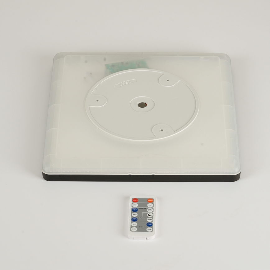 Brilagi - LED-Dimmleuchte mit Bewegungs- und Dämmerungssensor ULTRA SLIM LED/18W/230V 30x30 cm + Fernbedienung