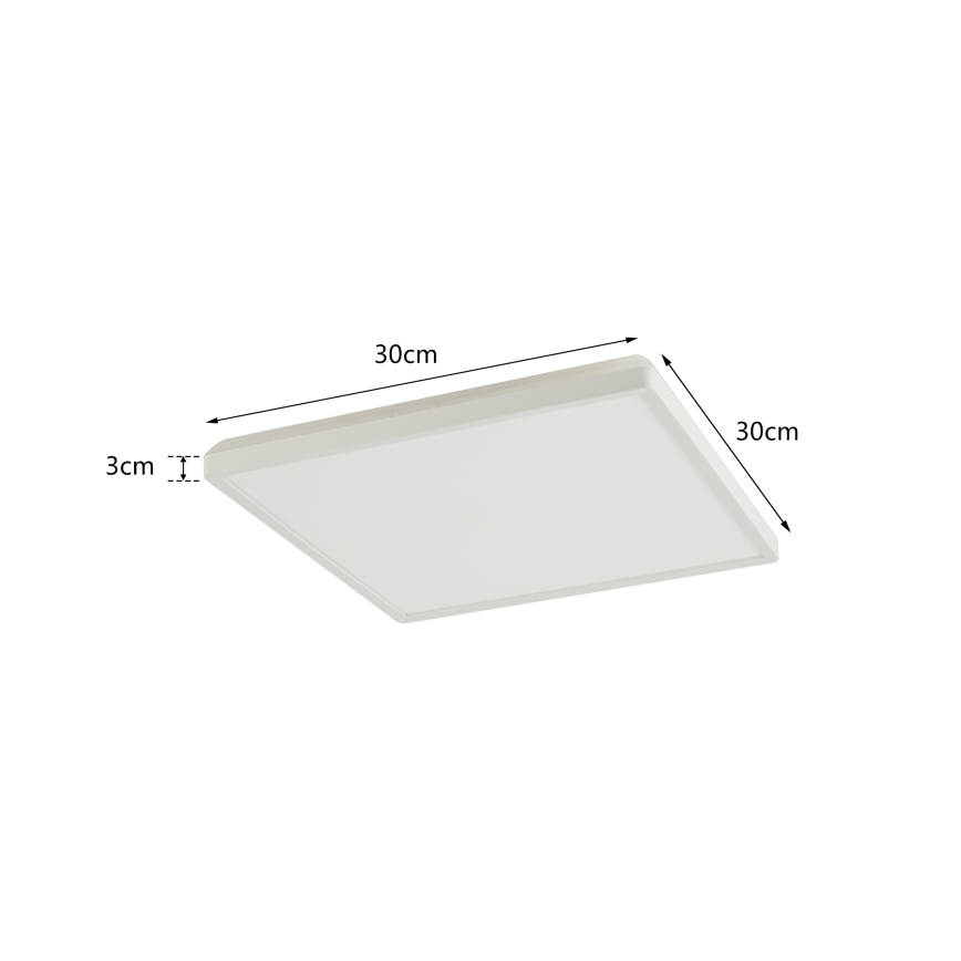 Brilagi - LED-Dimmleuchte mit Bewegungs- und Dämmerungssensor ULTRA SLIM LED/18W/230V 30x30 cm + Fernbedienung