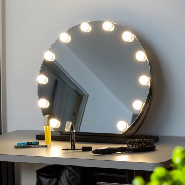 Brilagi - LED dimmbares Make-up-Spiegel HOLLYWOOD LED/12W/230V 3000/4000/6500K