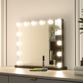 Brilagi - LED dimmbares Make-up-Spiegel HOLLYWOOD LED/15W/230V 3000/4000/6500K