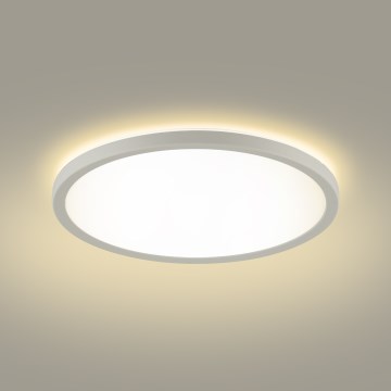 Brilagi - LED-Dimmleuchte mit Bewegungs- und Dämmerungssensor ULTRA SLIM LED/18W/230V Ø 30 cm + Fernbedienung