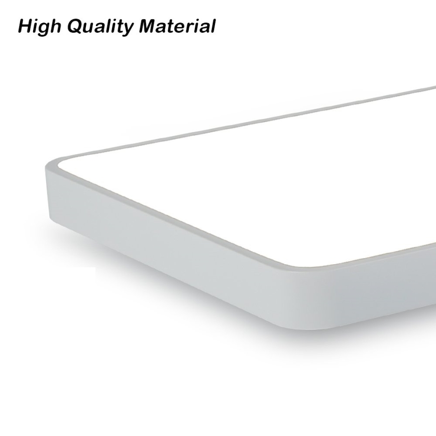 Brilagi - LED dimmbares Deckenleuchte POOL SQUARE LED/36W/230V 3000-6000K 40x40 cm weiß + Fernbedienung