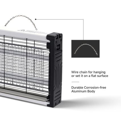 Brilagi - LED-elektrischer UV-Insektenfänger 2xLED/2W/230V 20 m2