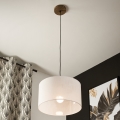 Brilagi - LED Hängeleuchte an Kabel ANTHONY 1xE27/60W/230V Eiche Nussbaum/Weiß