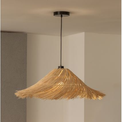Brilagi - LED-Hängeleuchte an Kabel CERIA BOHO 1xE27/40W/230V Ø 100 cm Rattan