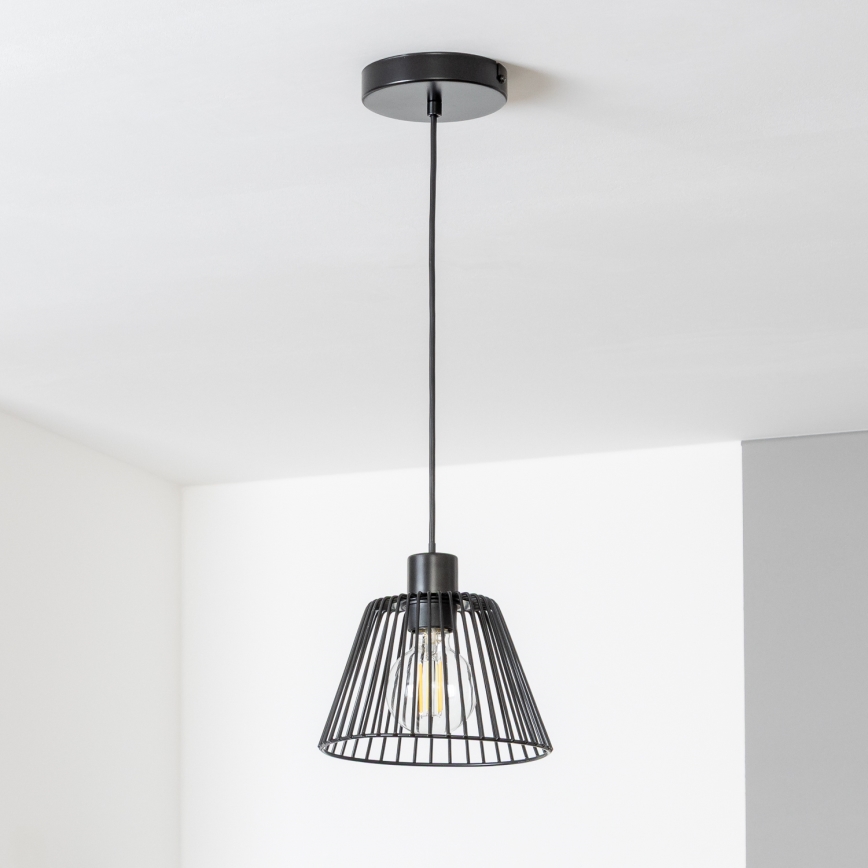 Brilagi - LED-Hängeleuchte an Kabel CERIA WIRE 1xE27/40W/230V Ø 21 cm schwarz