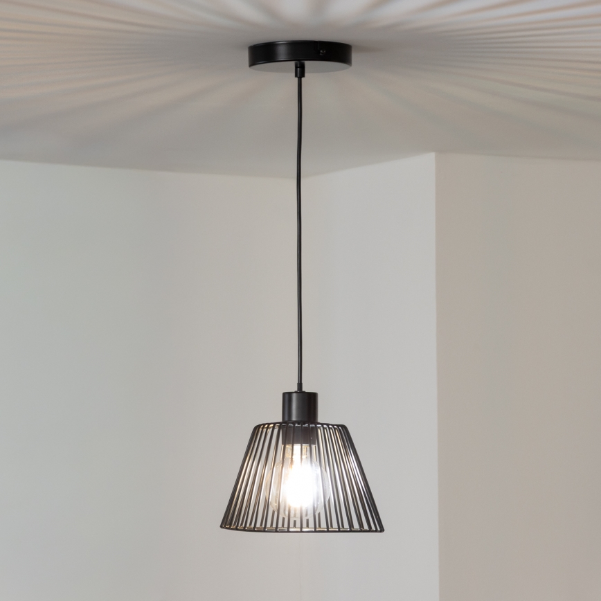 Brilagi - LED-Hängeleuchte an Kabel CERIA WIRE 1xE27/40W/230V Ø 21 cm schwarz