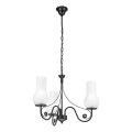 Brilagi - LED Hängeleuchte an Kette COTTAGE 3xE14/40W/230V schwarz/weiß