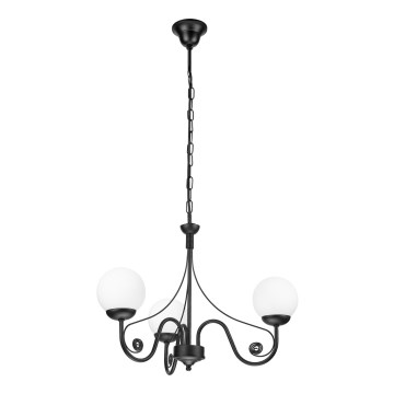 Brilagi - LED Hängeleuchte an Kette COTTAGE 3xG9/40W/230V schwarz/weiß