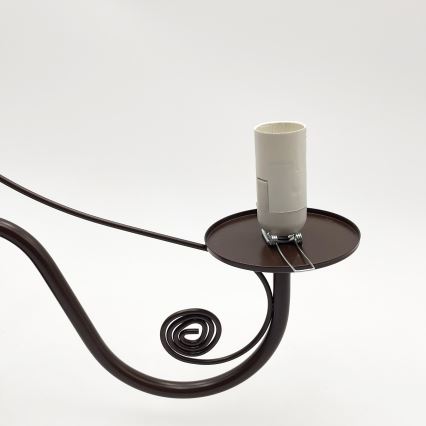 Brilagi - LED Hängeleuchte an Kette COTTAGE 5xE14/40W/230V braun/weiß