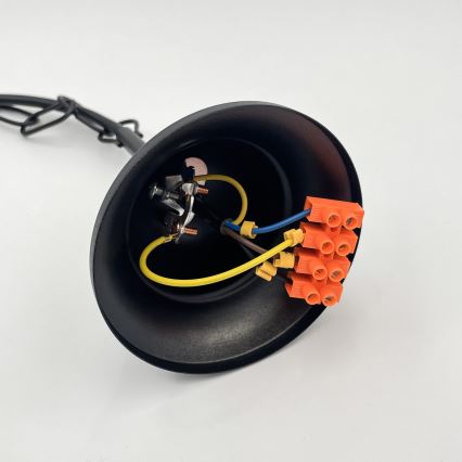 Brilagi - LED Hängeleuchte an Kette COTTAGE 5xE14/40W/230V schwarz/braun
