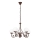 Brilagi - LED Hängeleuchte an Kette COTTAGE 5xG9/40W/230V braun/weiß