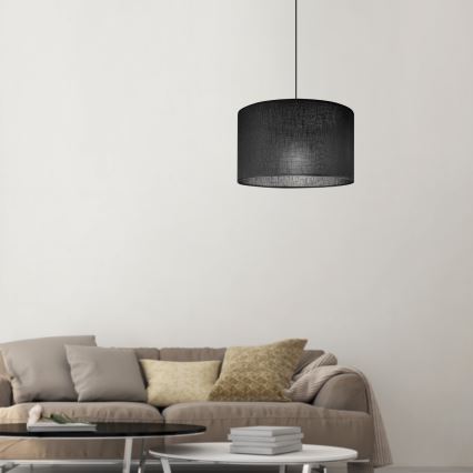 Brilagi - LED Hängeleuchte an Kabel ANTHONY 1xE27/60W/230V Eiche Nussbaum/Schwarz