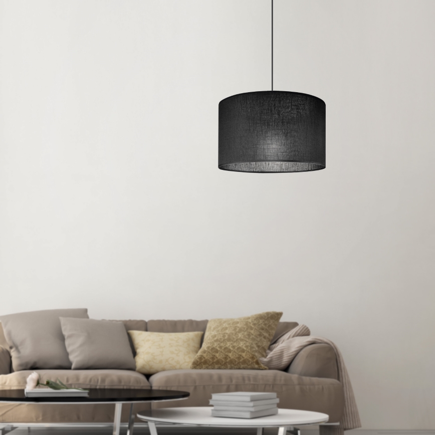 Brilagi - LED Hängeleuchte an Kabel ANTHONY 1xE27/60W/230V Eiche Nussbaum/Schwarz