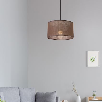 Brilagi - LED Hängeleuchte an Kabel ANTHONY 1xE27/60W/230V Eiche Nussbaum/Braun