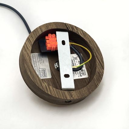 Brilagi - LED Hängeleuchte an Kabel ANTHONY 1xE27/60W/230V Eiche Nussbaum/Braun