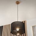 Brilagi - LED Hängeleuchte ANTHONY 1xE27/60W/230V Eiche/schwarz