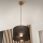 Brilagi - LED Hängeleuchte ANTHONY 1xE27/60W/230V Eiche/schwarz