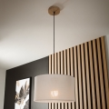 Brilagi - LED Hängeleuchte ANTHONY 1xE27/60W/230V Eiche/weiß