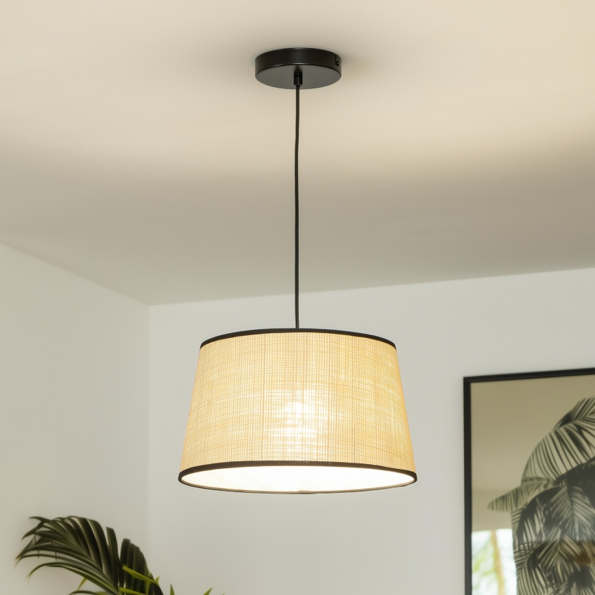 Brilagi - LED-Hängeleuchte CERIA mit Kabel 1xE27/40W/230V Ø 35 cm beige