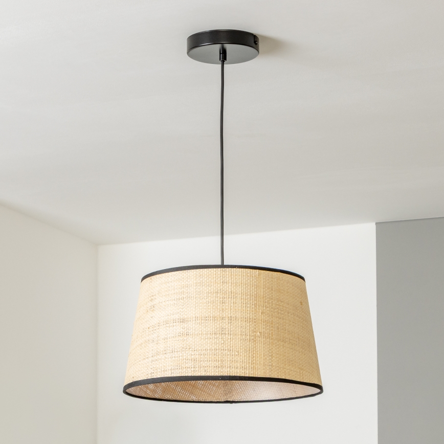 Brilagi - LED-Hängeleuchte CERIA mit Kabel 1xE27/40W/230V Ø 35 cm beige
