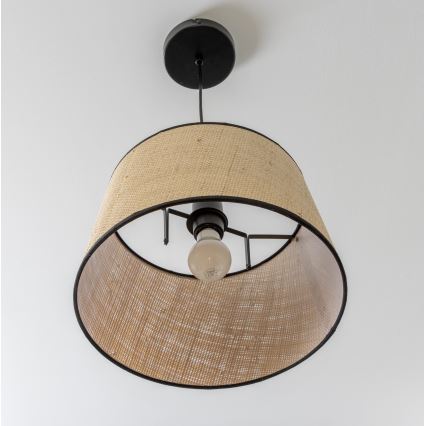 Brilagi - LED-Hängeleuchte CERIA mit Kabel 1xE27/40W/230V Ø 35 cm beige