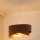 Brilagi - LED-Hängeleuchte LYRA 1xE27/15W/230V braun/golden