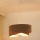 Brilagi - LED-Hängeleuchte LYRA 1xE27/15W/230V braun/weiß