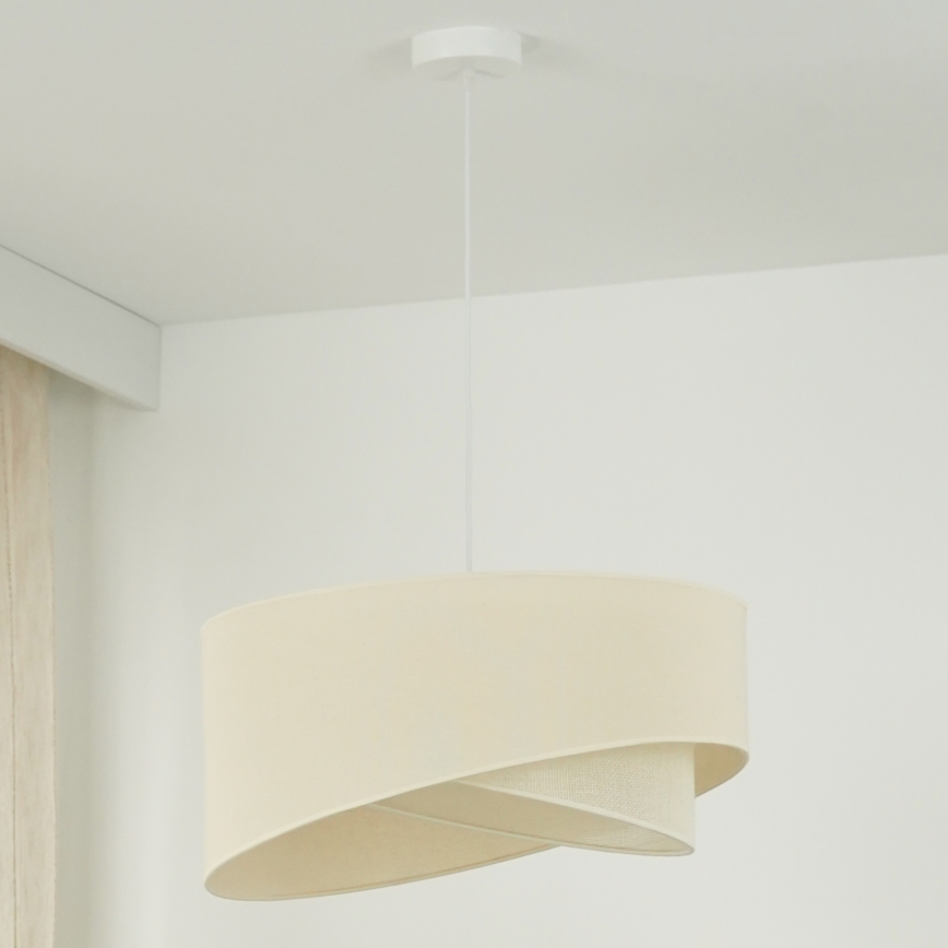 Brilagi - LED-Hängeleuchte LYRA 1xE27/15W/230V cremefarben