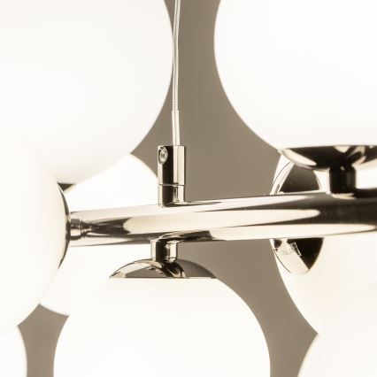 Brilagi - LED-Hängeleuchte MILLA 10xG9/3W/230V glänzendes Chrom/weiß