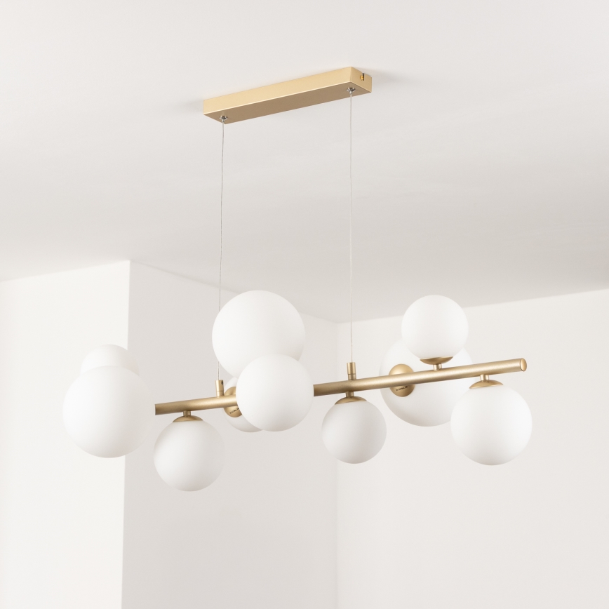 Brilagi - LED-Hängeleuchte MILLA 10xG9/3W/230V golden/weiß