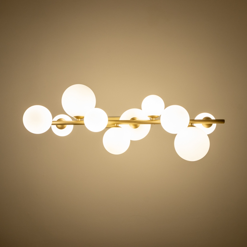 Brilagi - LED-Hängeleuchte MILLA 10xG9/3W/230V golden/weiß