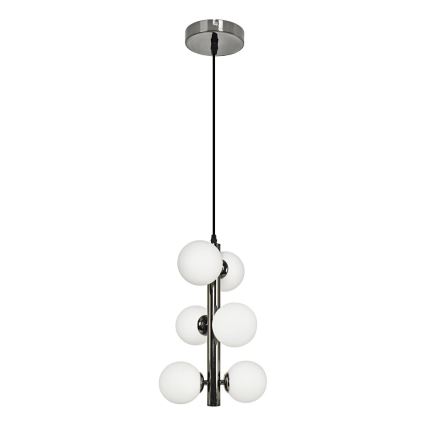 Brilagi - LED-Hängeleuchte MILLA 6xG9/3W/230V glänzendes Chrom/weiß