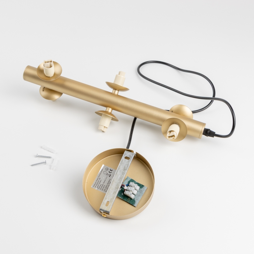 Brilagi - LED-Hängeleuchte MILLA 6xG9/3W/230V golden/rauchig