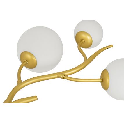 Brilagi - LED-Hängeleuchte MISTEL 6xG9/3W/230V golden/weiß