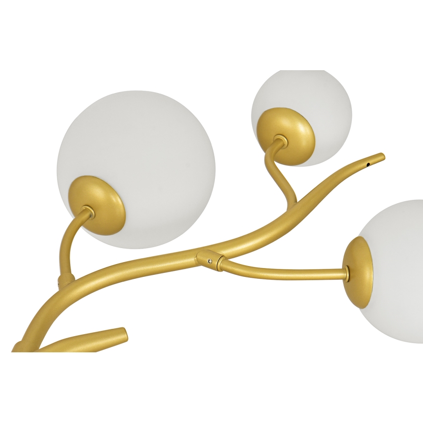 Brilagi - LED-Hängeleuchte MISTEL 6xG9/3W/230V golden/weiß