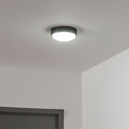 Brilagi - LED Industrie-Deckenleuchte SIMA LED/12W/230V IP65 schwarz